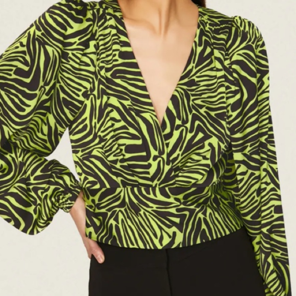 Zebra Print Women's Top